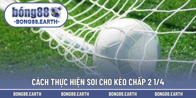 Hướng dẫn cách thực hiện đọc cho cược chấp 2 1/4