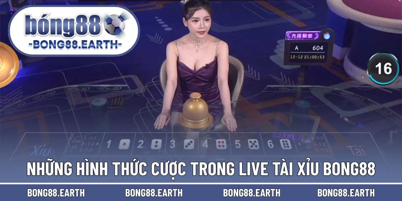 Những hình thức cược ấn tượng trong live tài xỉu
